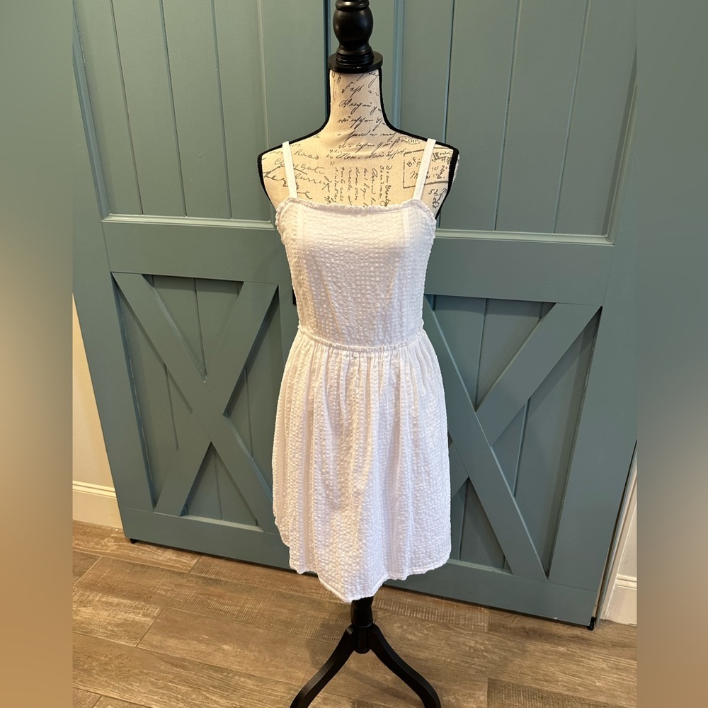 Loft White Sundress